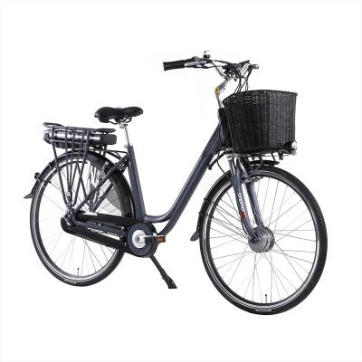 China Hot Selling Aluminum Alloy Lithium Battery Retro Bicycle Ladies Electric Bike Communter Electricbikes for sale