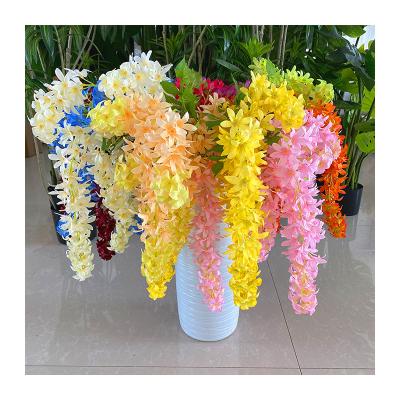 China Silk Cloth Six Forks Phoenix Plant Dekoration Wild Flower Vine for sale