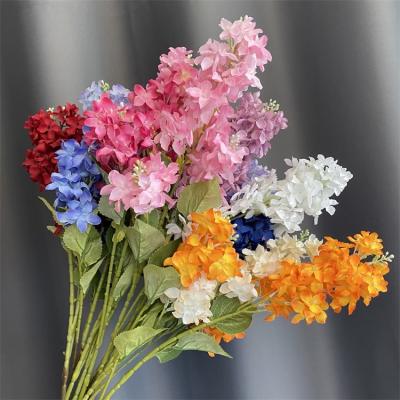 China Silk Fabric Cheap Price Artificial Flowers Centerpiece Decorative Flower 3 Head Marilyn Cloves for sale