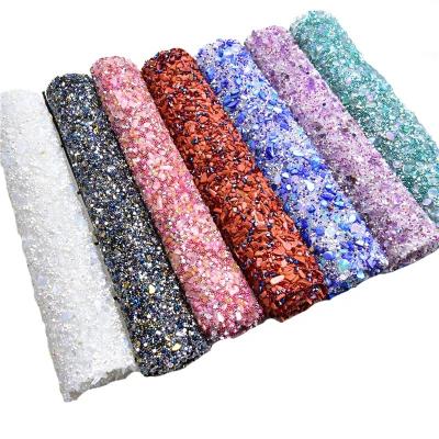 China Factory Wholesale Contemporary 21*32Cm Hotfix/Diy Natural Gravel Faux Stone Caviar Self Adhesive Sheet Beads Stickers Crafts Wall Accessories for sale