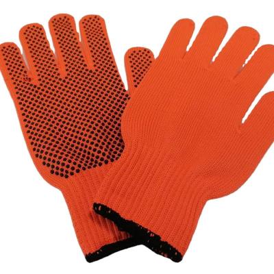 China Safety Work High Quality PVC Gloves Hand Gloves PVC Gloves Transparent Nylon for sale