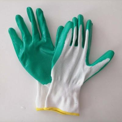 China Cotton Gloves Industrial Cheap Nitrile Coated Gloves for sale