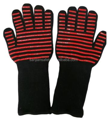 China Anti-slip Anti-scald Silicone Heat Resistant Gloves Gloves Electric Heating for sale