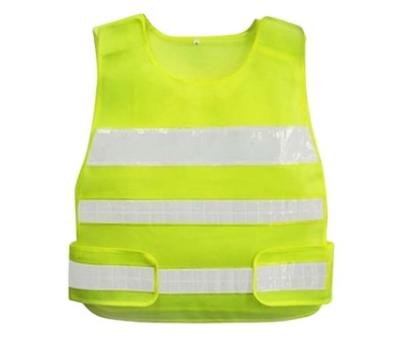 China 100% Polyester Fabric Reflectorized Waistcoat Police Vest Indoor Outdoor Work Vest Manufacture for sale