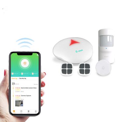 China 2021 New Arrival BlizeMesh FSK868mhz Wireless Smart Home Wifi System With GSM WIFI GPRS Three Network For Home Security And Safe S6 for sale