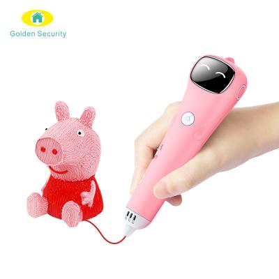 China 2021 hot sale electric toy 3d smart pen wireless 3d printing pen for kids low temperature educational 3d pen for sale