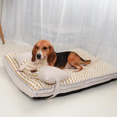 China Wholesale Creative Removable Cover Plush Pet Supplies Washable Pet Mat Removable Soft Pet Bed Full Season for Dog and Cat for sale