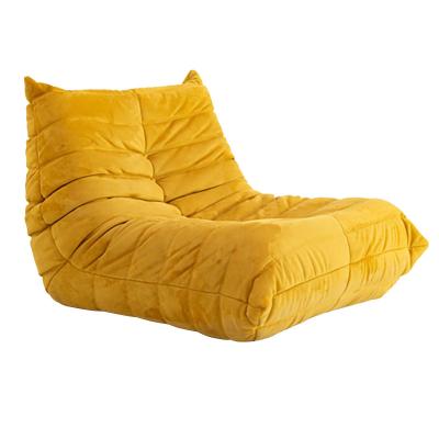 China Other Nordic home creative small apartment fabric sofa recliner simple living room sponge upholstered leisure sofa lazy chair for sale