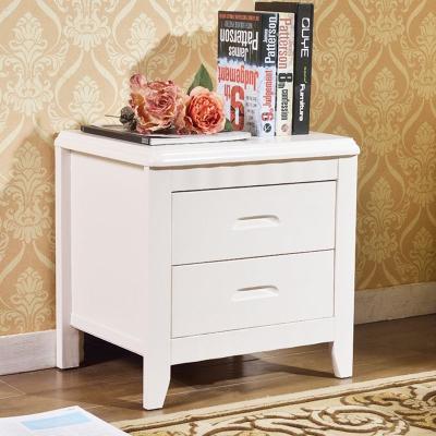 China (Other) Home Furniture Modern Adjustable Solid Wood Bedroom Night Stand With Side Drawer Corner Table Bedside Table for sale