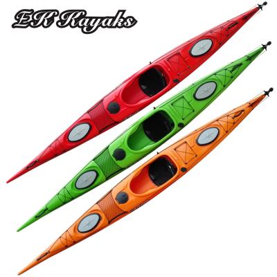 China Polyethylene---LLDPE Cheap Plastic Foot Pedal Kayak Boat With Rudder And Fishing Rod for sale