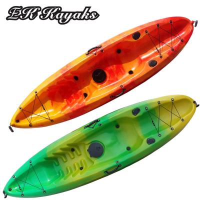 China Polyethylene--LLDPE Small Plastic Paddle Kayak Boat For New Student Rowing for sale