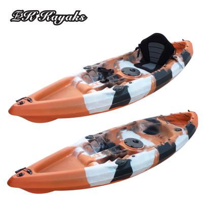 China Polyethylene---LLDPE Professional 1 Person Paddle Kayak Boat With Soft Seat for sale