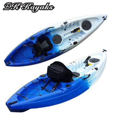 China Polyethylene---EK Kayak Manufacturer Cheap LLDPE Single Kayak Fishing Boat for sale