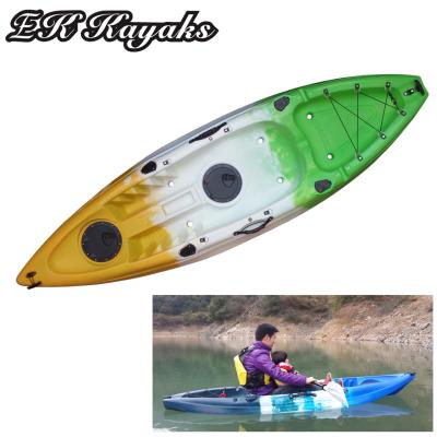 China Polyethylene---LLDPE PE Material Colorful Single Fishing Kayak With Luxury Seat for sale