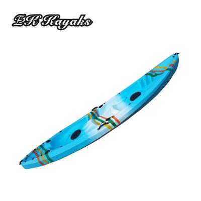 China LLDPE Or HDPE Double Sit On Top Kayak For Family Kayak Fishing Boat for sale