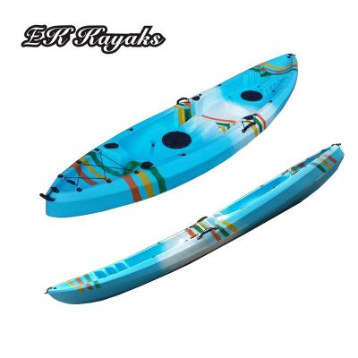 China LLDPE or HDPE EK Plastic Kayak Sit On Top Double Rotomold Kayak for sale