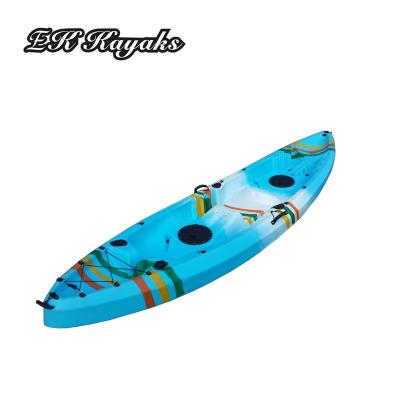 China popular LLDPE or HDPE none inflatable kayaks and color military kayaks and two seat kayaks for sale