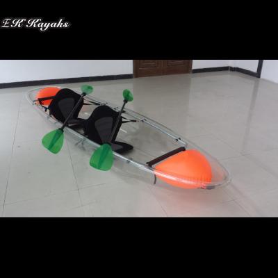 China The Clear PC Two Person Kayak Kayak Glass Bottom Visible for sale