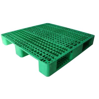 China Single Sided Stackable Light 1000*1200 HDPE Plastic Display Pallet Eco - Friendly Supplier for sale