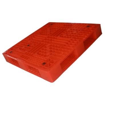 China Injection molding one piece price in UAE 1300*700*300 puddle cold room black cup nesting plastic pallet for sale