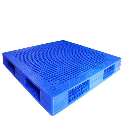 China Wholesale Heavy Duty 1200x1200 Side Rackable Four Way Entry Double Side Plastic Pallet For Palletizing for sale