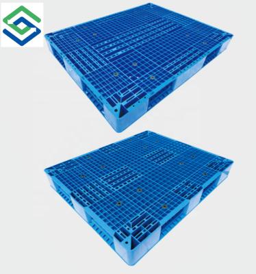 China Four Way Entry Rackable Disposable Flat Plastic Pallet For Racking for sale