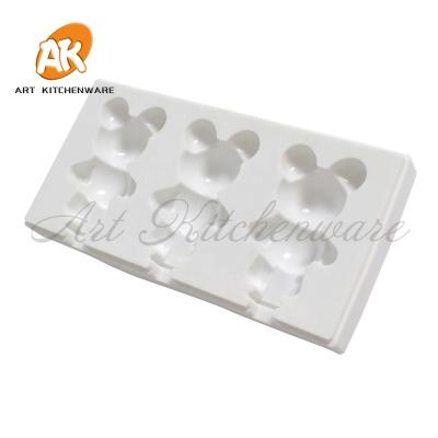 China Viable AK 3 Beer Popsicle Molds Silicone Ice Cream Candy Molds Fondant Ice Decorating Insert Molds Baking Tools XG-39 for sale