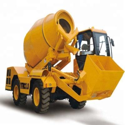 China Construction Material Shops Mobile Construction Mixer 8.75ton Concrete Machinery Self Loading Truck YF350 for sale