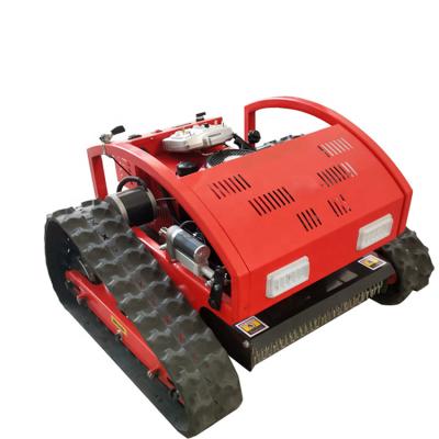 China 4-Stroke In Home Front Use 7.5HP Mini Automatic Gasoline Remote Control Lawn Mower for sale