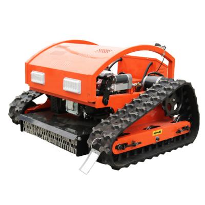 China 4-Stroke Self-Propelled Remote Control Walking Crawler Robot Lawn Mower Garden Grass Cutting Machine for sale