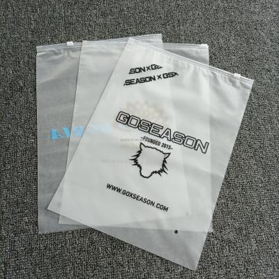 China Recyclable Zipper Lock Bag Frosted Manufacturer Wholesale Customized Plastic Zipper Lock Bag Frosted Waterproof for sale