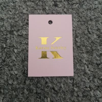 China Custom Business Logo PVC Apparel Hang Tag Art Coated Paper Swing Size Price Tag For Apparel for sale