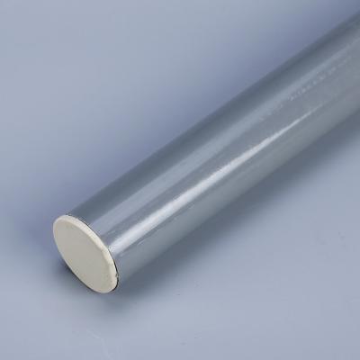 China Corrosion Protection Wall Structure Pipe Colorful Thick Plastic Coated 27.8mm Size Custom Steel Tube PE Lean Ivory Pipe for sale