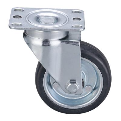 China PIVOT Universal Anti Slip Casters Wheel PU Wheels Lightweight Anti-Static Casters for sale