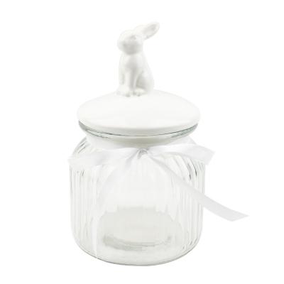 China Modern New Style Rabbit Hot Selling Ceramic Sealed Jar for sale