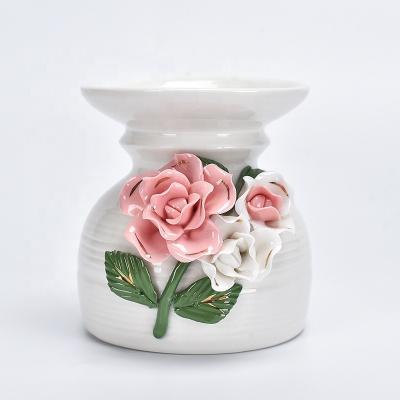 China Ceramic High Quality Sticky Flower Aromatherapy Holder for sale