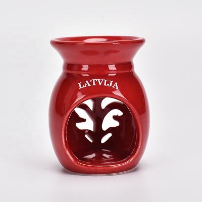 China Christmas Elements Wholesale New Creative Home Candle Holder Decorations Hollow Out Living Room Decoration Delicate Ceramic Candlestick for sale