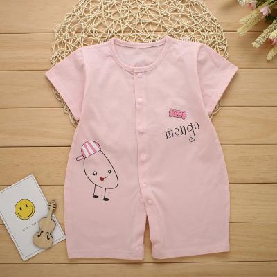 China CYFOREVER High Quality Short Sleeve Summer Baby Clothing Bamboo Jumpsuit Romper for sale