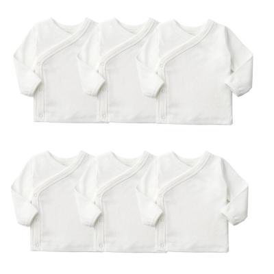 China Baby 6-Pack Cotton Underwear Anti-Shrink Newborn Clothes Unisex Baby Shirt for sale