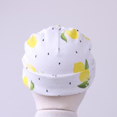 China High Quality 100% Image CY Baby Newborn Hat Knitted Organic Cotton Baby Beanie for sale