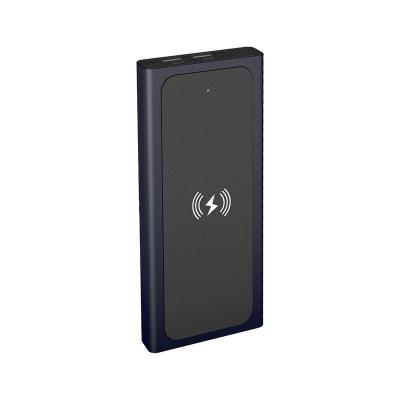 China Aluminum Charging Support WT-WP08 10000mAh Fast Wireless Charging Power Bank---Weton for sale