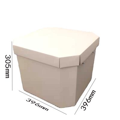 China High quality recycled materials crate plastic corrugated paper bag for cake box for sale