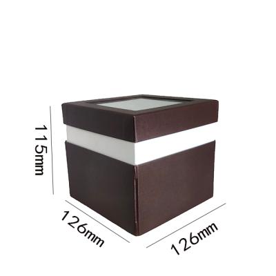 China High Quality Recyclable Hot Selling Cardboard Gift Box With Clear Window Christmas Gift Box With Window For Food for sale