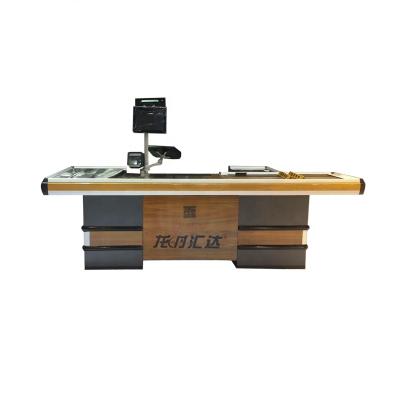 China Supermarket POS checkout counter cashier table cash register table supermarket checkout counters for sale for sale