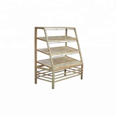 China Durable Bakery Display Rack Bread Rack Pastry Rack Display Rack Cake Counter Showcase For Retail Store for sale