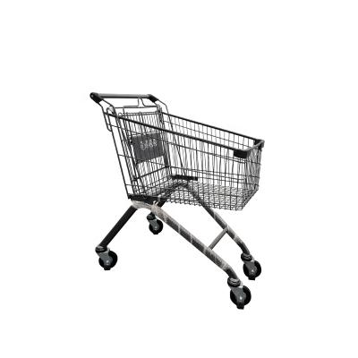 China Antirust Supermarket Hand Push Trolley Shopping Trolley for sale