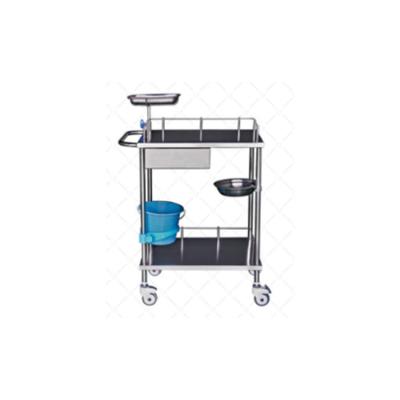 China Hospital Medical Cart Treatment Trolley All stainless steel dressing truck YC-K02 for sale