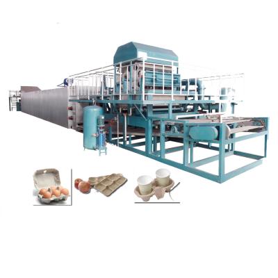 China Production of semi-automatic and automatic paper tray/egg cartoning machine for sale