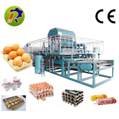 China Fully automtic production line for waste paper egg tray machine chicken box machine with popular model for sale