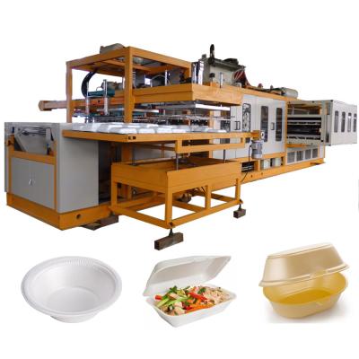 China Plates White PS Foam Lunch Box Polystyrene Styrofoam Food Containers Making Machines Price For Sale for sale